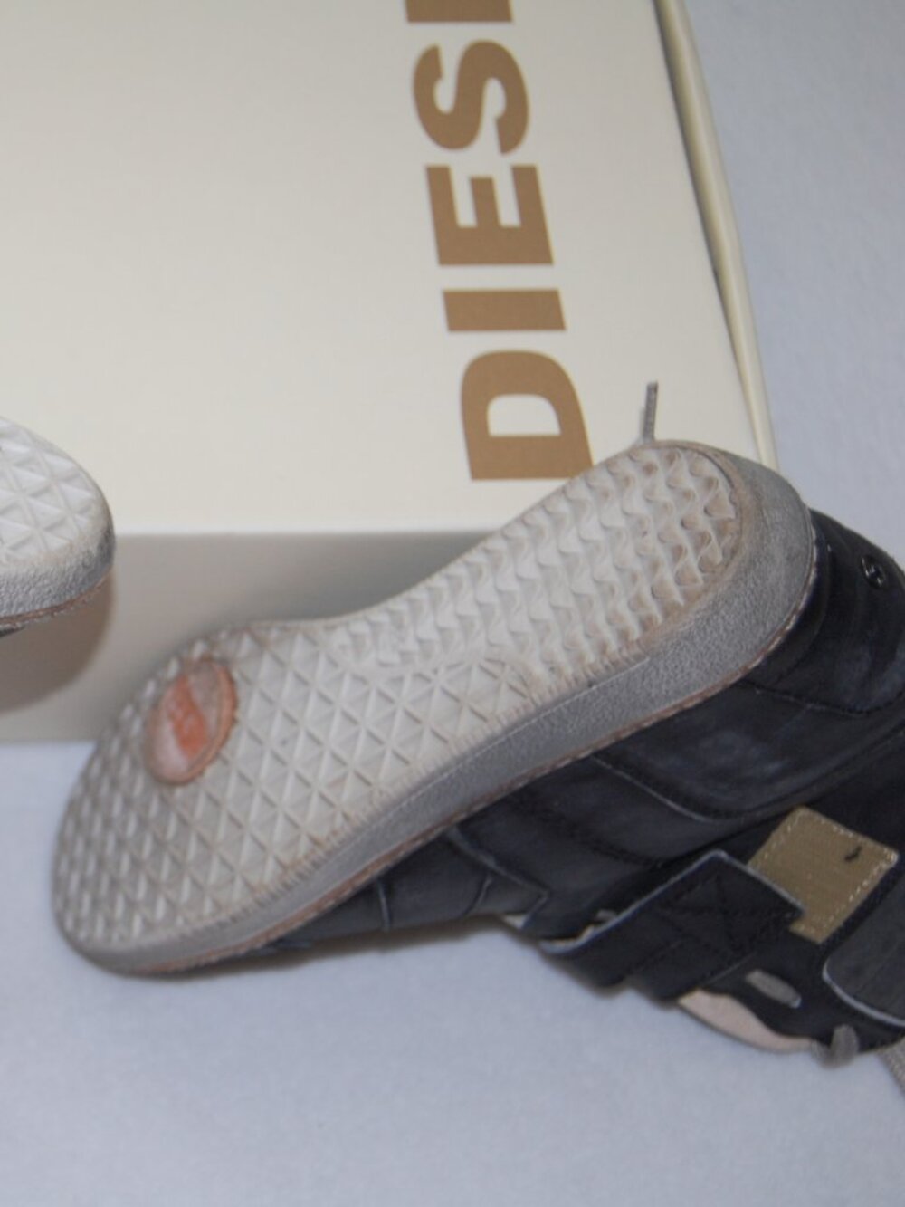 Diesel Carabas Wedge Heel Boots, Women Size US 7.5 Gray - Picture 9 of 15